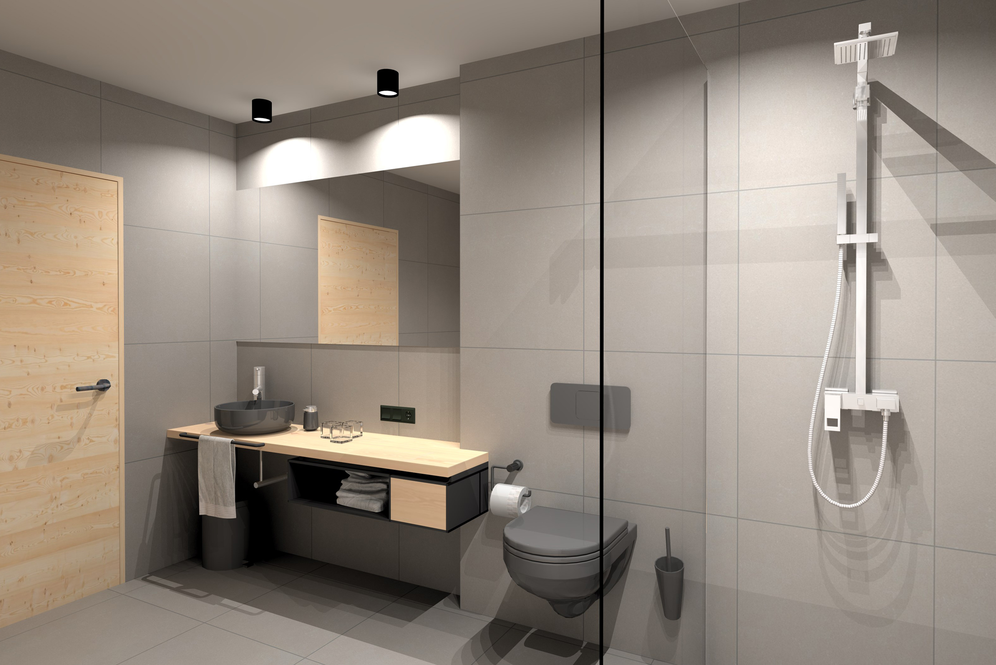 Badezimmer Alpinlodge