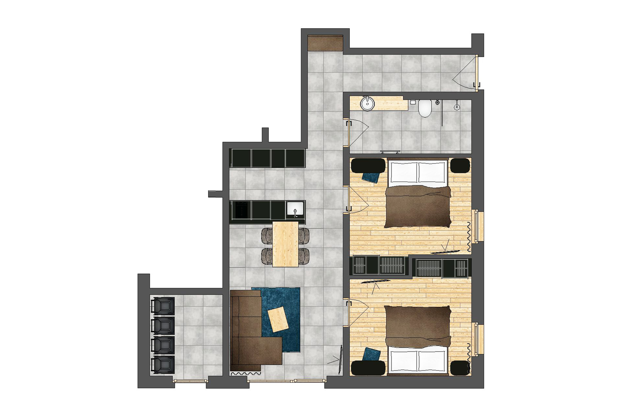 Grundriss Alpinlodge