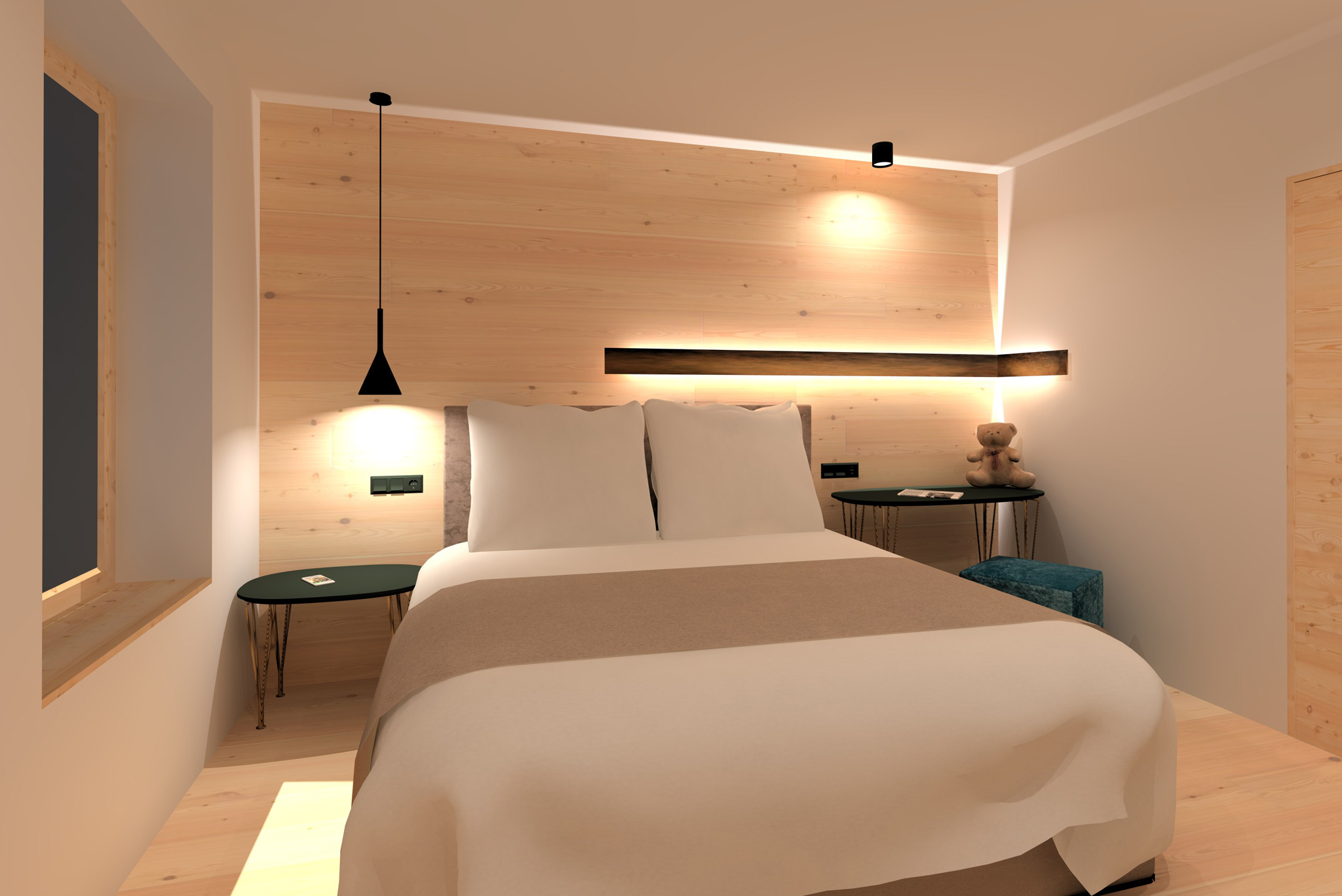 Schlafzimmer Alpinlodge